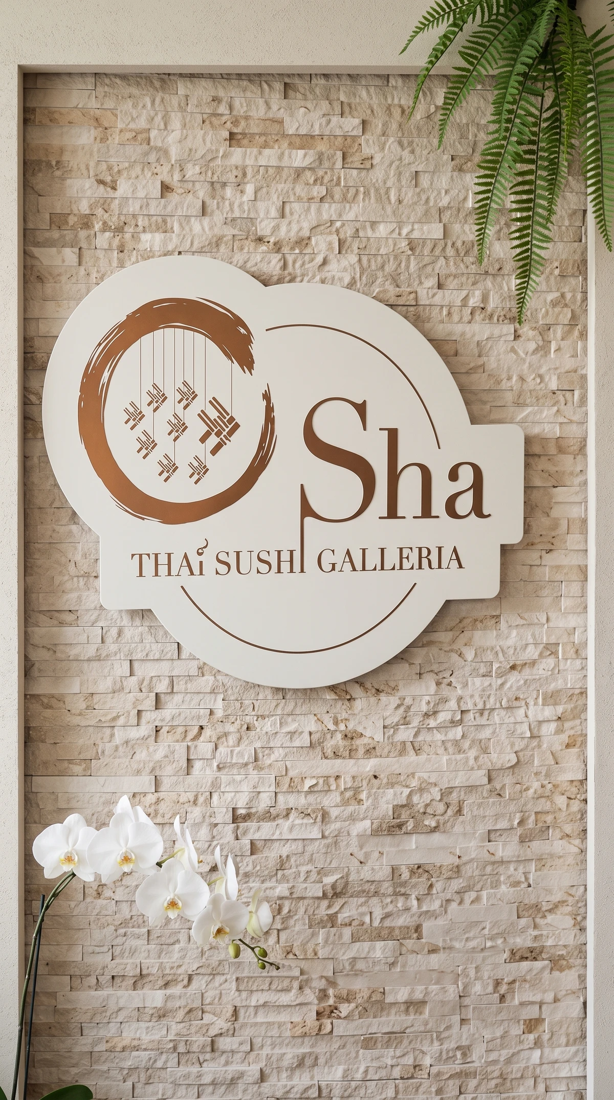 Osha Thai Sushi Galleria sign
