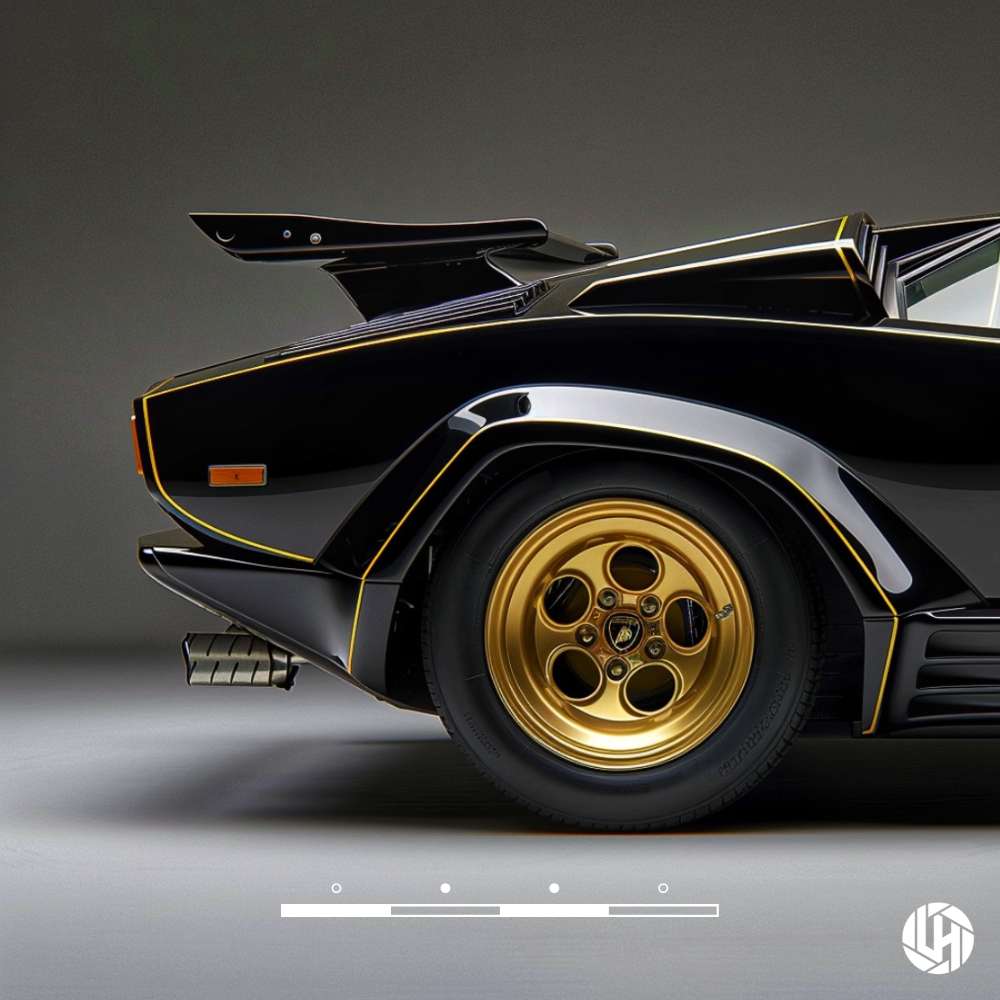 Back of Lamborghini