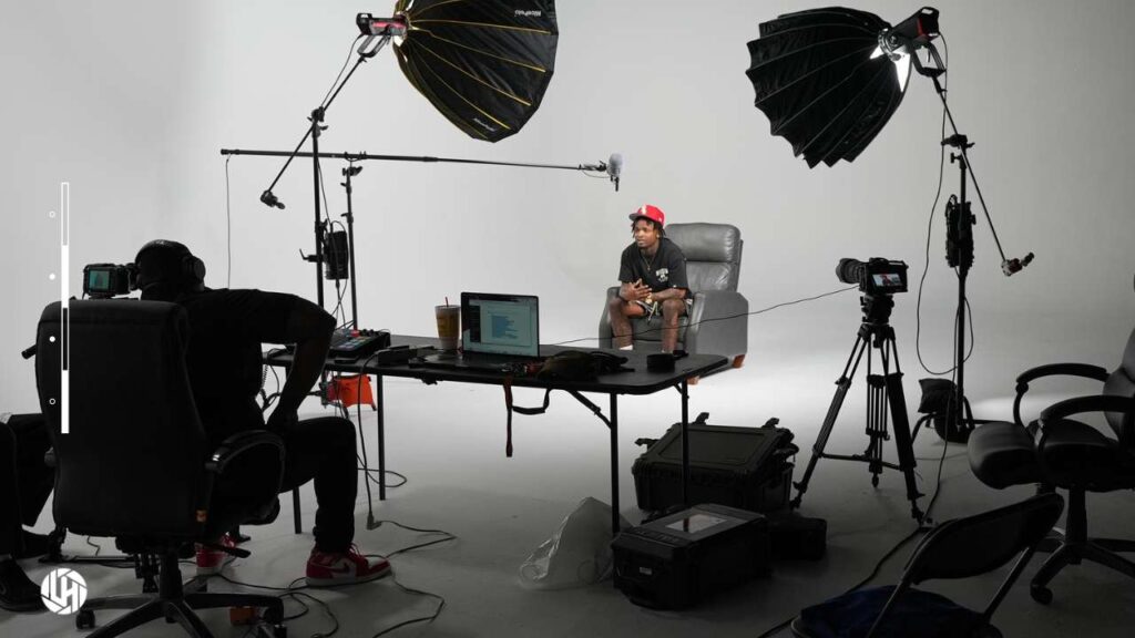 Atlanta Studio Rental in Action, interview recording