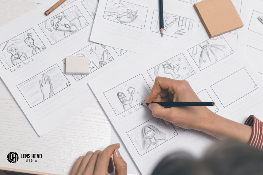 storyboarding services in atlanta at lens head media